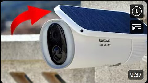📷☀️ Baseus Security S1 2K Outdoor Cam 🌞 Solar Power & Auto Tracking! 🔒⚡