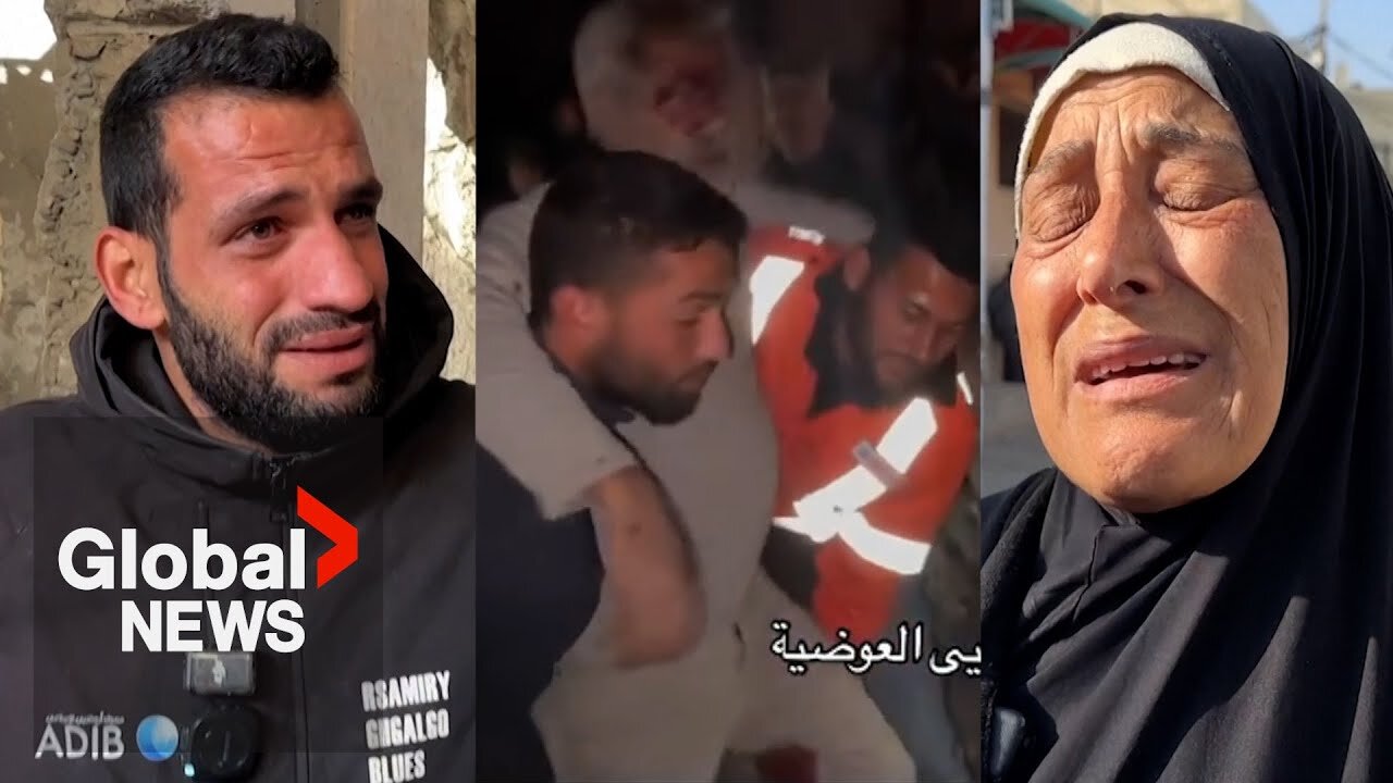 Israeli airstrikes kill at least 23 more people across Gaza Strip as relatives mourn their loss