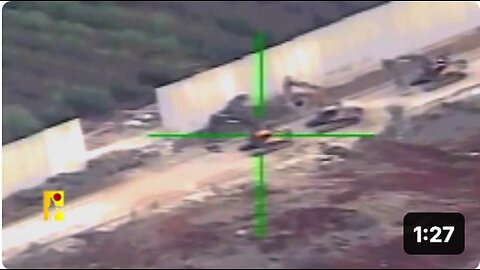 "Hezbollah Deploys 'Almas' ATGM Against Israeli Engineering Excavator in Lebanon-Israel Conflict"