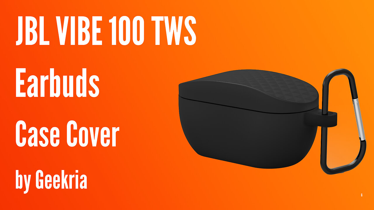 JBL VIBE 100 TWS Earbuds Case Cover | Geekria