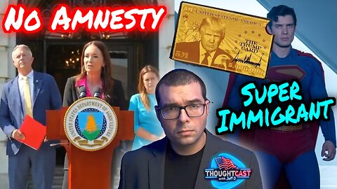 Trump admin confirms NO AMNESTY while new Superman fights ICE in woke reboot. TC 7/8/25