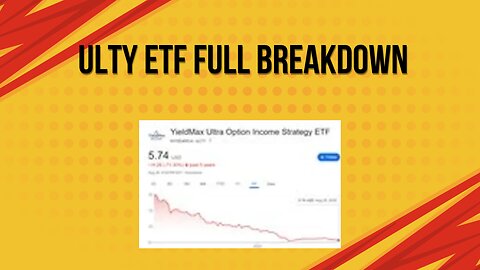 ULTY ETF full breakdown