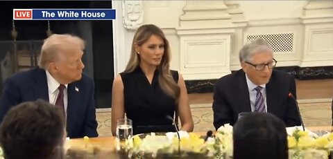 Trump's Hosts GENOCIDAL maniac Gates | White House