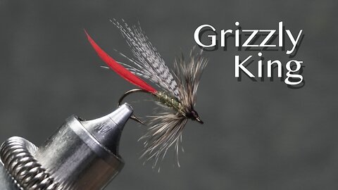 Grizzly King from the illustration in Favorite Flies and Their Histories by Mary Orvis Marbury