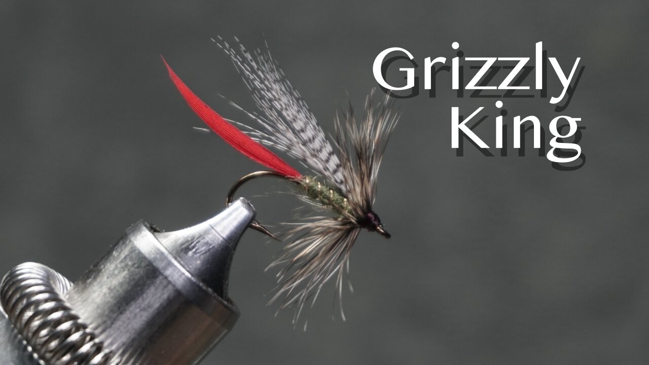 Grizzly King from the illustration in Favorite Flies and Their Histories by Mary Orvis Marbury