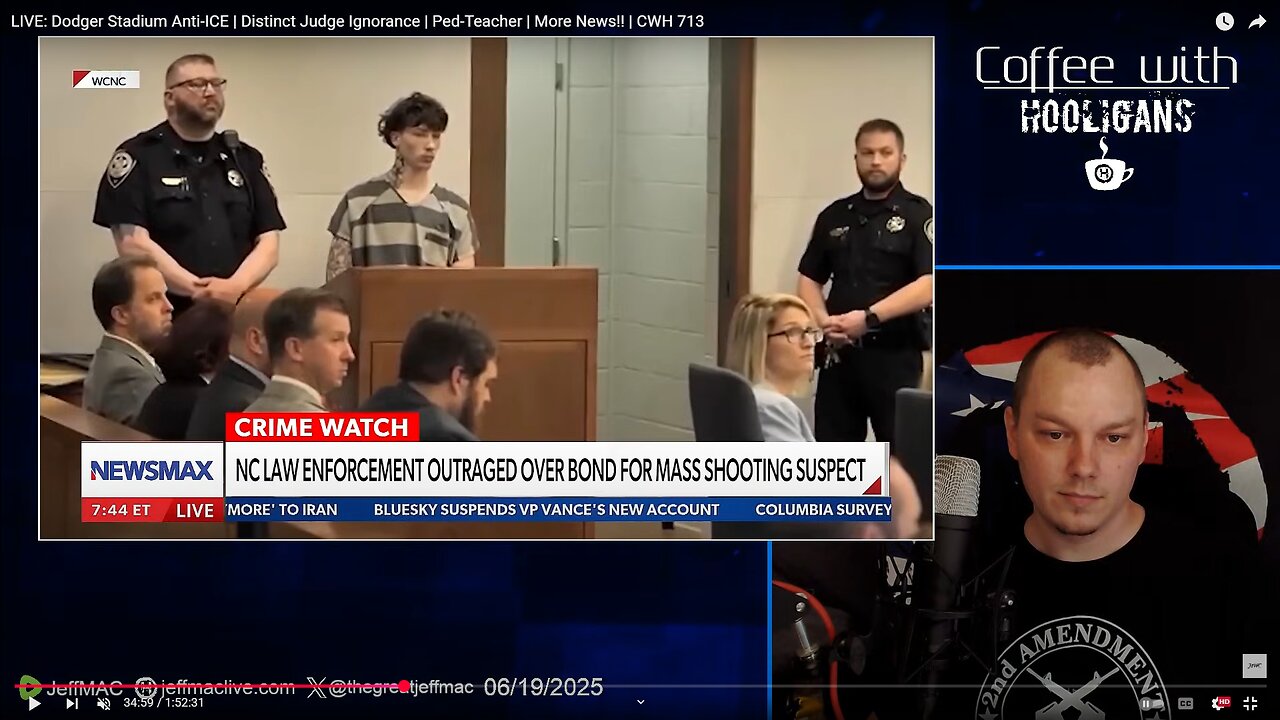 LIVE: Dodger Stadium Anti-ICE | Distinct Judge Ignorance | Pedo-Teacher | More News!! | CWH 713