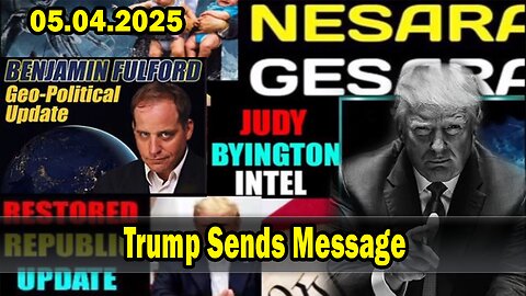 The [DS] Is Going Down The Path That Trump Sent, No Way Out. X22 Report. Situation Update 5/4/25. Judy Byington. Restored Republic via a GCR
