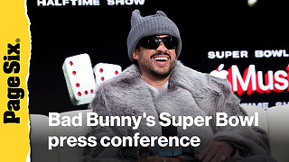 Bad Bunny admits he can't sleep ahead of his Super Bowl 2026 halftime show
