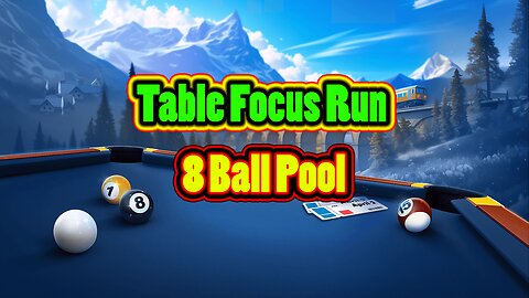 ✨ Table Focus Run – Clean Execution 8 Ball Pool