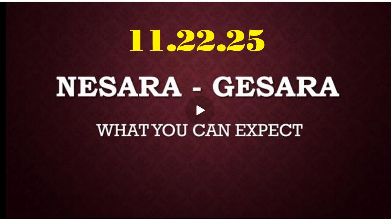 Dr. Scott Young: NESARA/GESARA Update 11/22/25 - Global Currency Reset & Mass Arrests Here!