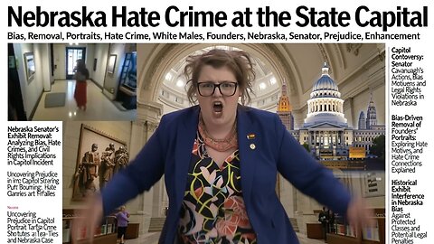 Machaela Cavanaugh Hate Crimes: Bias-Motivated Removal of White Male Founders' Portraits in Nebraska