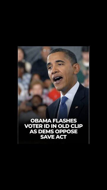 Obama is asked for his VOTER ID