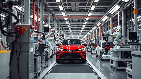 🚗 Super Advanced US Toyota Factory Inside the Secret Billion $ Assembly Line! 🔥