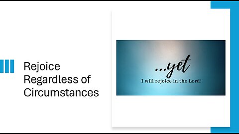 Sep 14/25 | Rejoice Regardless