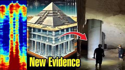 Video Footage Shows Secret Chamber Columns Underneath The Great Pyramid
