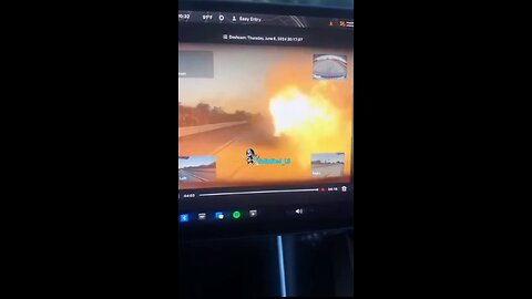 Bike bursts into flames after rider flips off a Tesla and crashes; both reportedly survived.