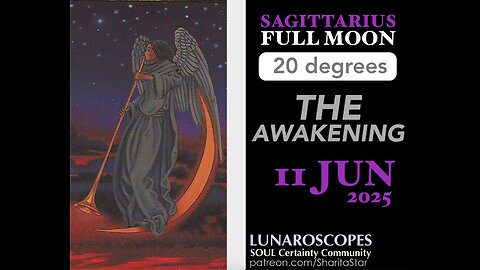 What's Releasing for America? Lunar Horoscopes, 11 June 2025 Sagittarius Full Moon