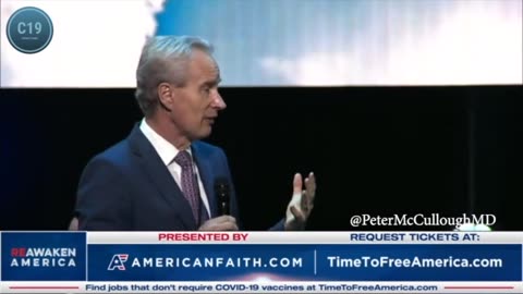 Dr McCullough™ Live at Clay Clark's Reawaken America Tour: "I Will Not Rest Until Crisis is Over"