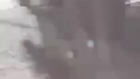 An israeli drone targeted a car on the road