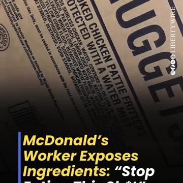 MCDONALDS WANTS YOU DEAD AND TOO KIDNAP YOUR CHILD...IMO