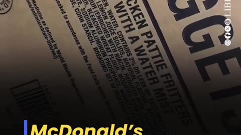 MCDONALDS WANTS YOU DEAD AND TOO KIDNAP YOUR CHILD...IMO