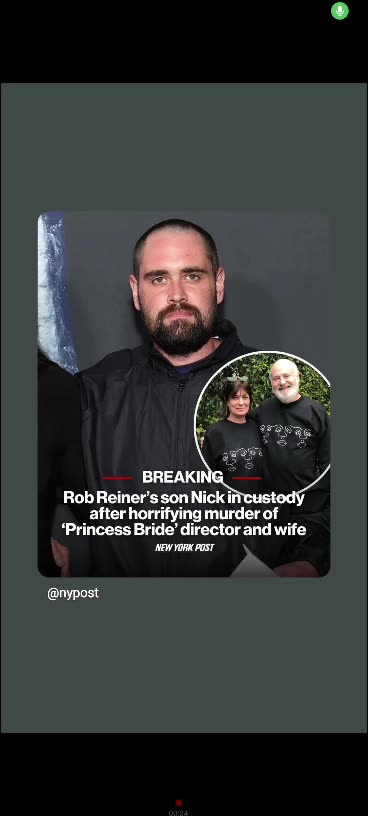 Rip to rob reiner and his wife Michelle reiner rip to them both 🙏 🕊⚰️🪦12/22/25🕯