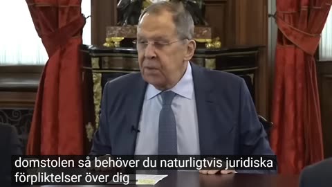 # 1389 - Larry Johnson m.fl. i en intervju med Srgej Lavrov. SVENSKTEXTAT