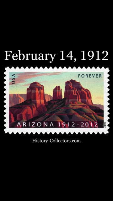 #OnThisDay February 14, 1912: Valentine Statehood