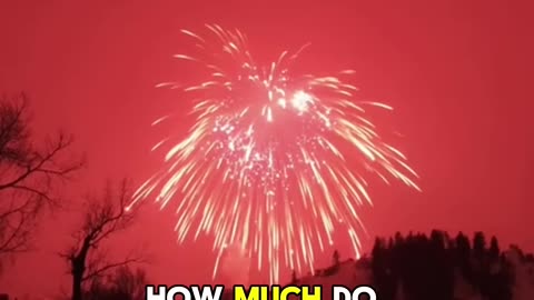 The BIGGEST FIREWORK in The World! 🎆🌎🗽 #shorts - 1080