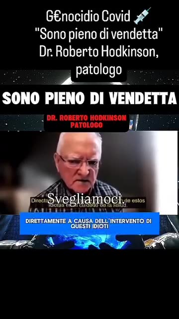DR. HODKINSON GIUSTA INDIGNAZIONE E VENDICATIVITÀ CONTRO IL GENOCIDIO COVID, ENG AUDIO SUB ITA