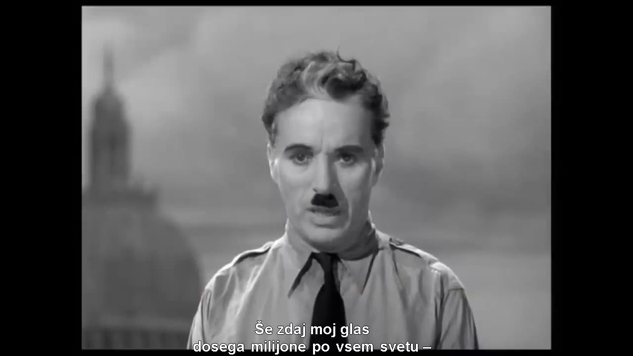 CHARLIE CHAPLIN🎙️ ZAKLJUČNI GOVOR IZ FILMA VELIKI DIKTATOR