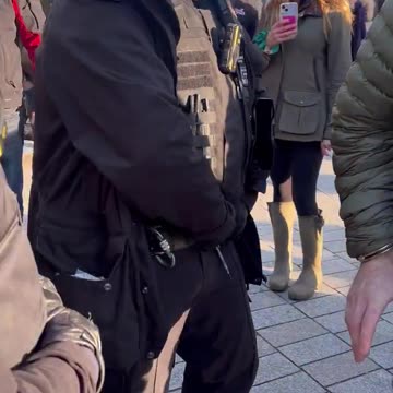 British Police are now arresting farmers protesting about the government charging them a fortune in taxes