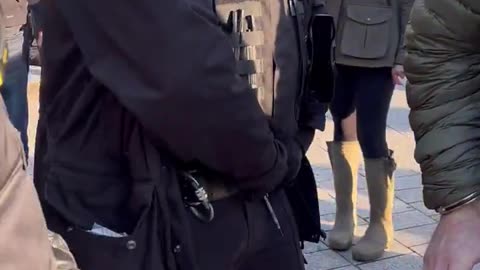 British Police are now arresting farmers protesting about the government charging them a fortune in taxes