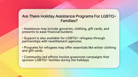 Are There Holiday Assistance Programs For LGBTQ+ Families_ - Better Family Relationships