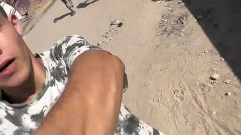 The moment the Vision Tower was targeted in the west of Gaza City