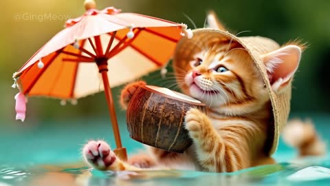 Tiny Cat_s Aqua Park Splash Day