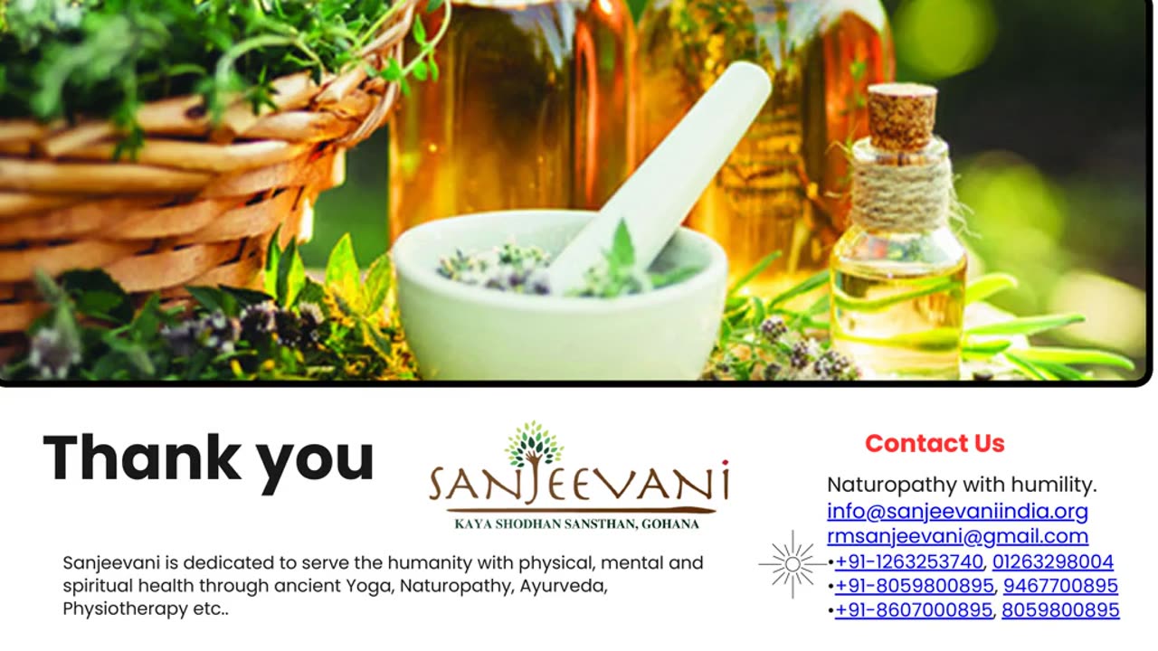 Sanjeevani PPT Naturopathy Treatment