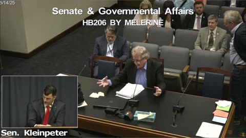 Senator John Milkovich on HB 206 by Rep Michael Melerine in SGA