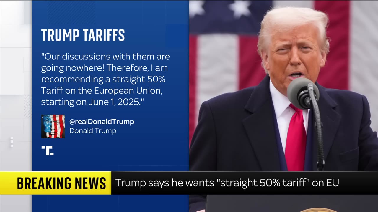 Donald Trump threatens EU and Apple with major new tariffs