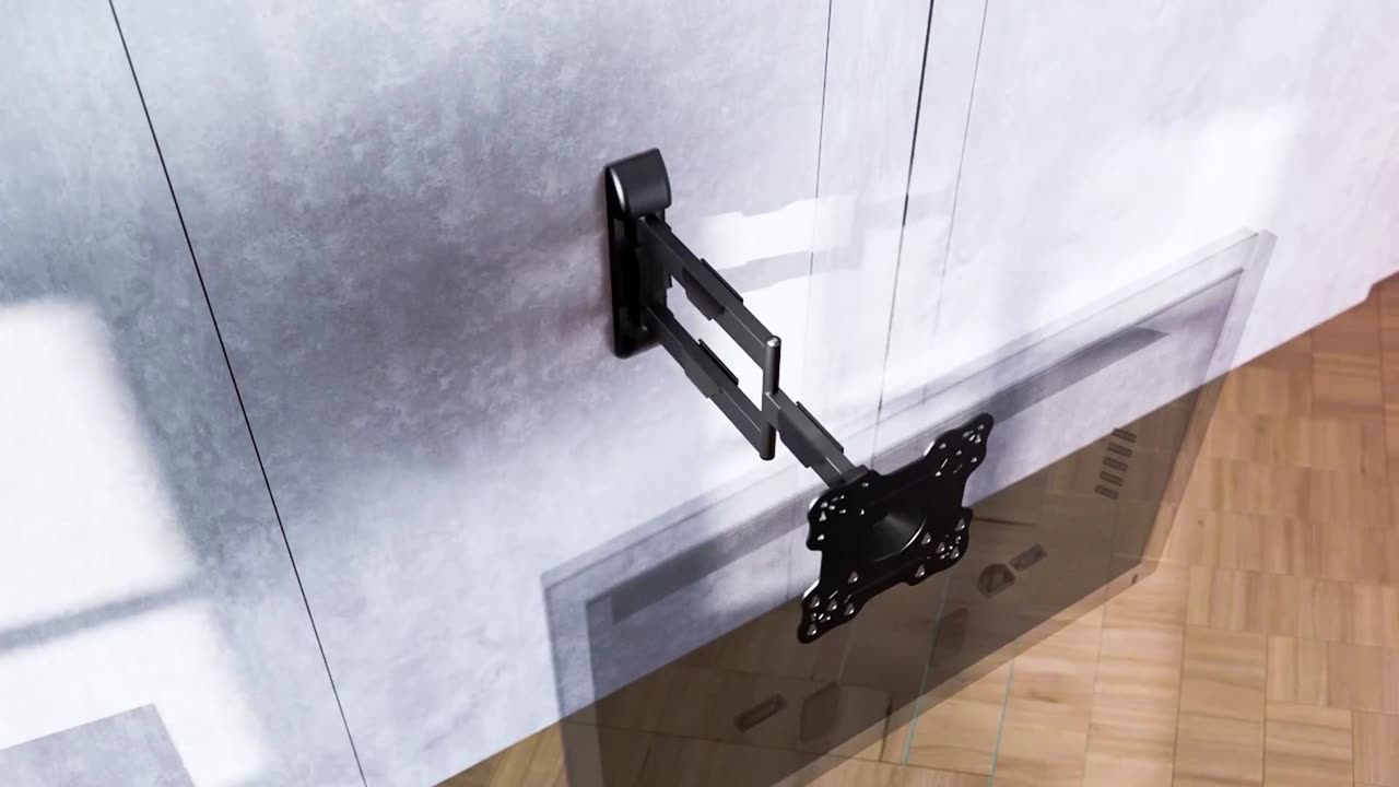 TV Wall Bracket 32-50 inch 360° Rotate Tilting Swivel TV Mount for Wall