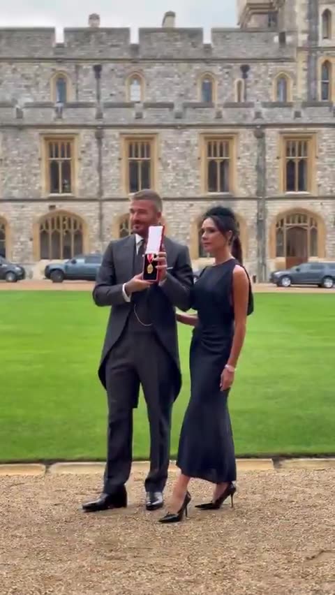 Sir David Beckham has been knighted