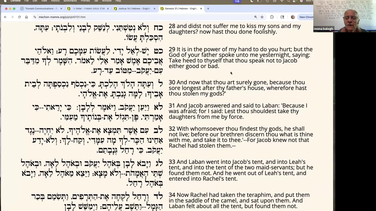 Parasha Va-yeytzey: Genesis 28:10-32:3
