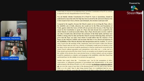 Does Cum ex Apostolatus Refute Universal and Peaceful Acceptance? Exposing the Sedevacantist Error.