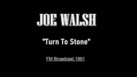 Joe Walsh - Turn To Stone (Los Angeles 1991) FM Broadcast