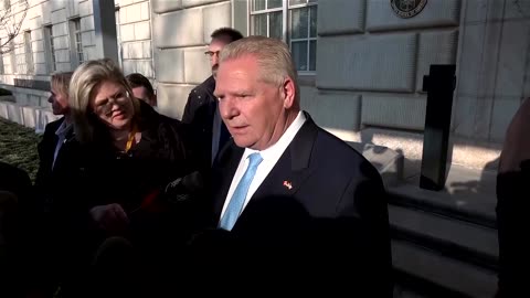 'The temperature is being lowered': Ontario's Doug Ford on US tariffs