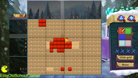 Adventure Mosaics Winter Holiday - Review and Walk-through - Level 33 - August 2025