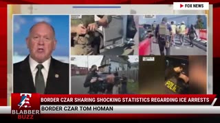 Border Czar Sharing Shocking Statistics Regarding ICE Arrests