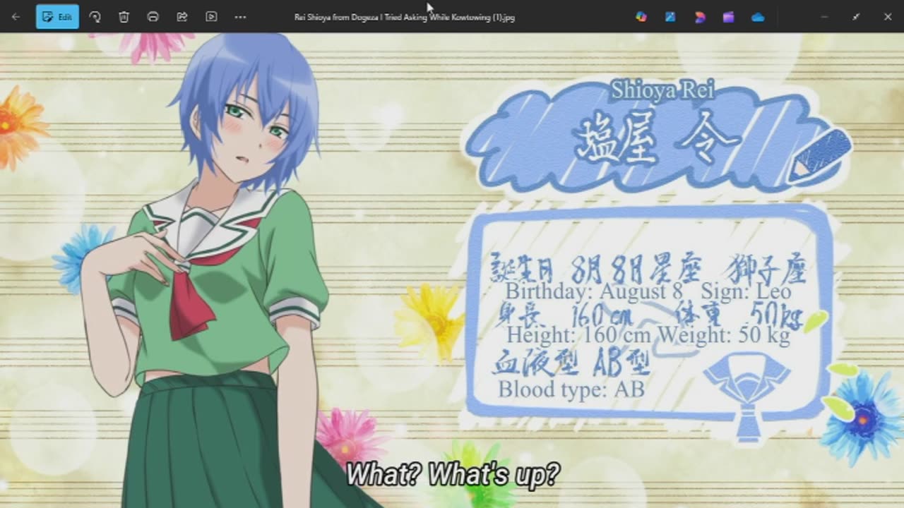 AgentofSocialMediaChaos's Waifu of the Day Season 4 Episode 226 Rei Shioya