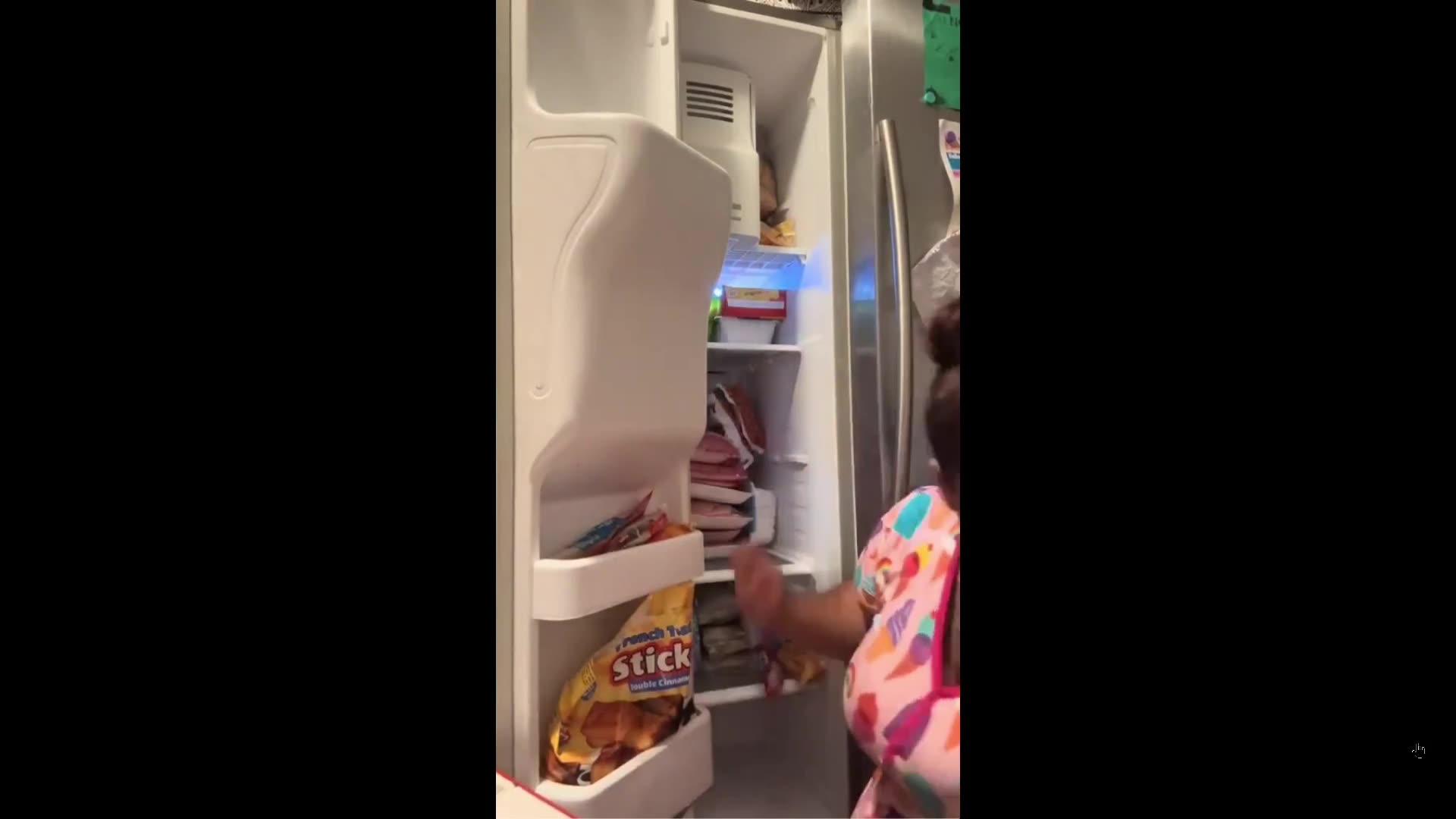 We must bring back shame to welfare. Look at all of the food the gets for free