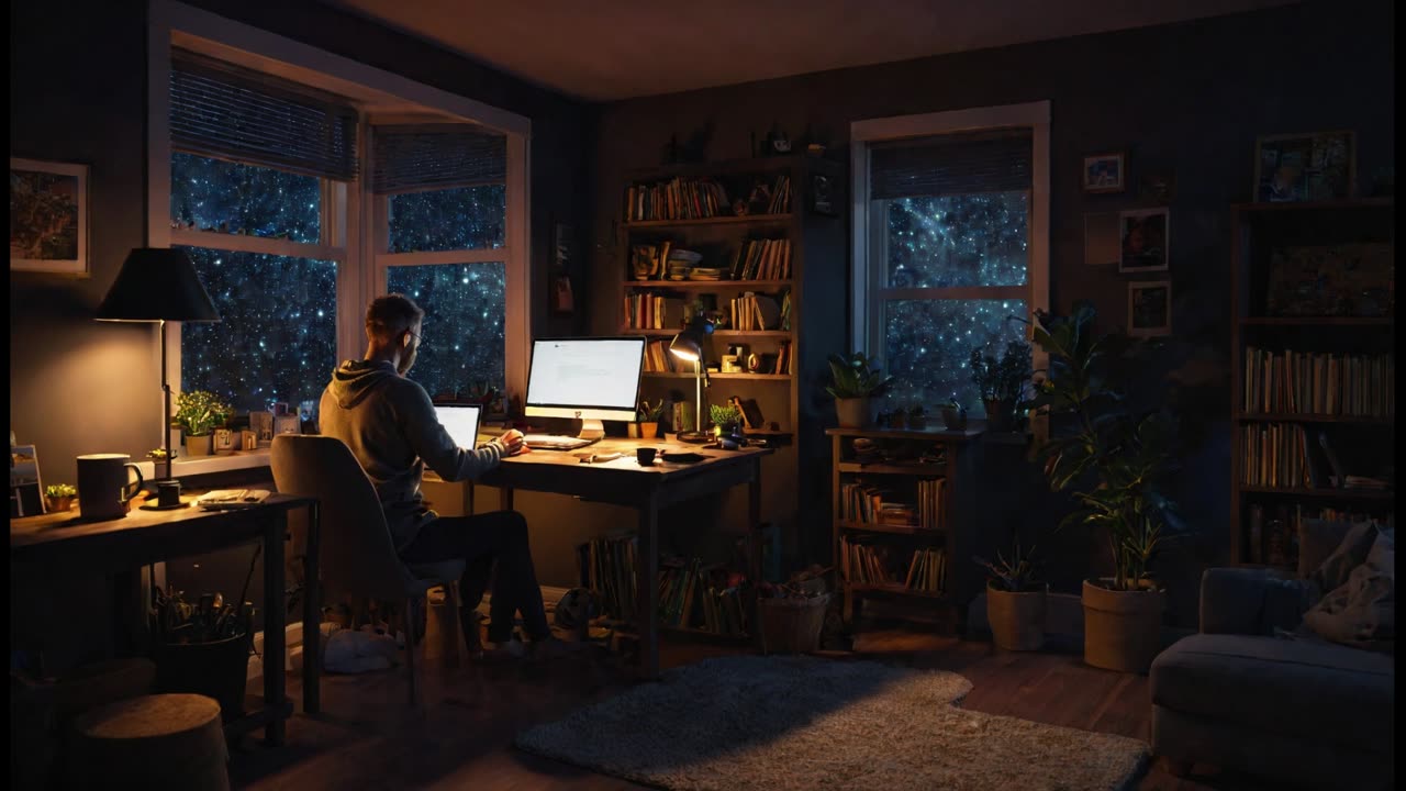 Writing the Next Best Seller. Relaxing sounds. Drift into your own happiness.